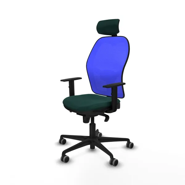 Office Chair with Headrest Piqueras y Crespo 1D036G2 Green