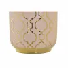 Vase DKD Home Decor Porcelain Pink Golden Oriental (15 x 15 x 41,5 cm)