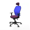 Office Chair with Headrest Jorquera Piqueras y Crespo 1D036G1 Purple