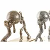 Decorative Figure DKD Home Decor 33 x 10 x 19 cm Champagne Silver (2 Units)