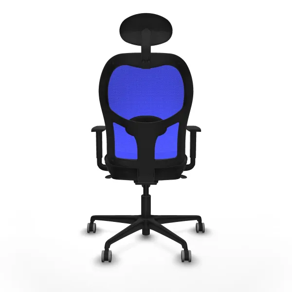 Office Chair with Headrest Jorquera Piqueras y Crespo 1D036G1 Black