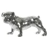 Decorative Figure DKD Home Decor English Silver Bulldog Resin Modern (45,5 x 21,5 x 25 cm)