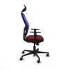 Office Chair with Headrest Jorquera Piqueras y Crespo 1D036G1 Maroon
