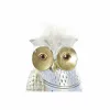 Decorative Figure DKD Home Decor White Golden Owl 6,5 x 7 x 13 cm