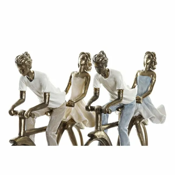 Decorative Figure DKD Home Decor 27 x 9,5 x 23 cm Copper Pair (2 Units)