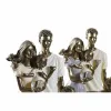 Decorative Figure DKD Home Decor 17,5 x 8,5 x 26 cm Golden Family (2 Units)