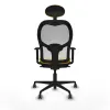 Office Chair with Headrest Jorquera Piqueras y Crespo 1D036G1 Yellow