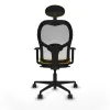 Office Chair with Headrest Jorquera Piqueras y Crespo 1D036N1 Yellow