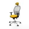 Office Chair with Headrest Jorquera Piqueras y Crespo 1D086G1 Yellow