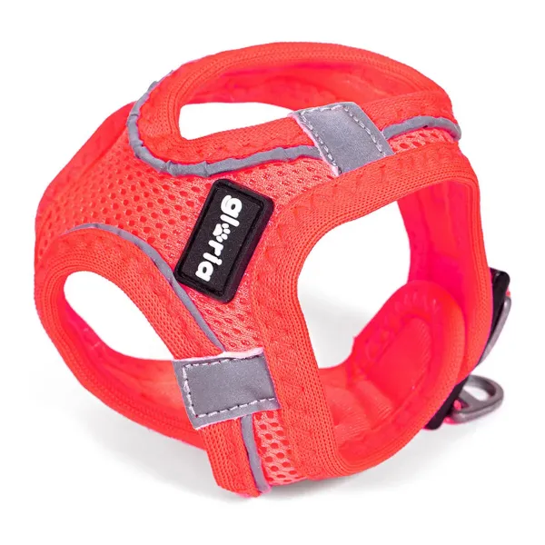 Dog Harness Gloria Air Mesh Star Pink Size XXS (24-26 cm)