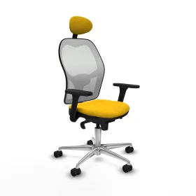 Office Chair with Headrest Piqueras y Crespo 3D086N1 Yellow