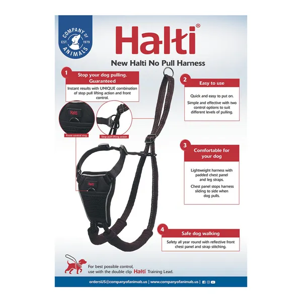 Dog Harness Company of Animals Halti Size M (34-56 cm)