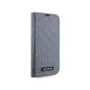 Karl Lagerfeld Booktype Saffiano Monogram - Case for iPhone 14 Pro (Grey)