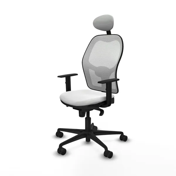 Office Chair with Headrest Jorquera Piqueras y Crespo 1D036N1 White