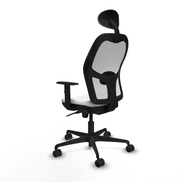 Office Chair with Headrest Jorquera Piqueras y Crespo 1D036N1 White
