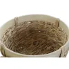 Basket set DKD Home Decor Bamboo Tropical Rushes (40 x 40 x 23 cm) (3 Pieces)