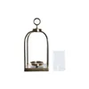 Lantern DKD Home Decor Crystal Golden Aluminium (19 x 19 x 43 cm)