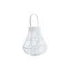 Lantern DKD Home Decor White Multicolour Metal Bamboo Crystal Urban 30 x 40 cm 29 x 29 x 34 cm