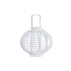 Lantern DKD Home Decor Crystal White Bamboo (35 x 35 x 29 cm)