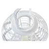 Lantern DKD Home Decor Crystal White Bamboo (35 x 35 x 29 cm)