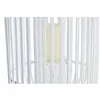 Lantern DKD Home Decor Crystal White Bamboo (28 x 28 x 47 cm)