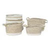 Basket set DKD Home Decor 36 x 36 x 34 cm Boho (4 Pieces)