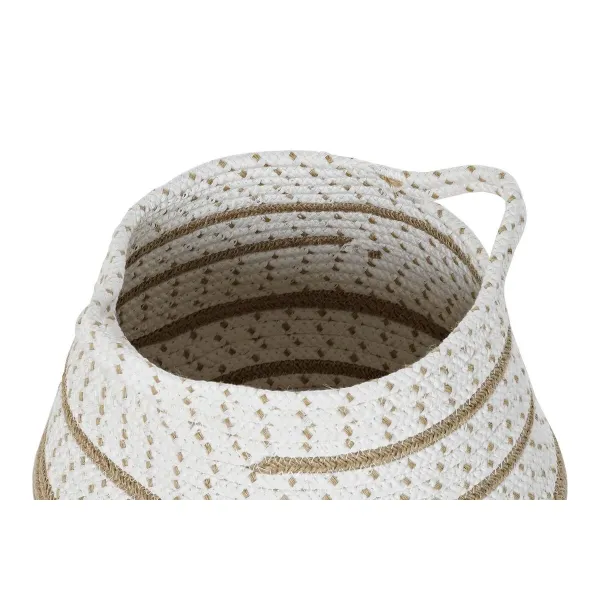 Basket set DKD Home Decor 40 x 40 x 40 cm Jute Boho (2 Units)