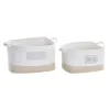 Basket set DKD Home Decor 43 x 30 x 23 cm