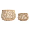 Basket set DKD Home Decor Fibre (48 x 48 x 33 cm)