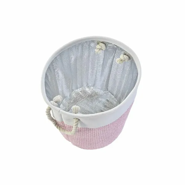 Basket set DKD Home Decor Polyester 40 x 40 x 49 cm (2 Units)