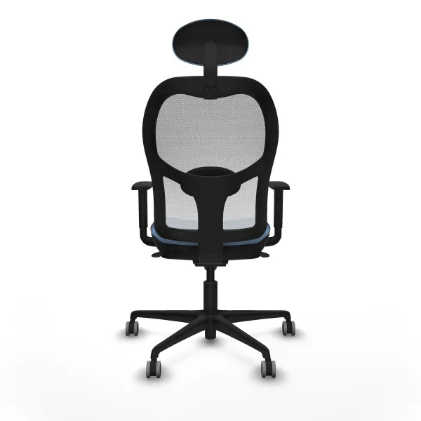 Office Chair with Headrest Jorquera Piqueras y Crespo 1D036G1 Sky blue