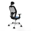 Office Chair with Headrest Jorquera Piqueras y Crespo 1D086N1 Sky blue