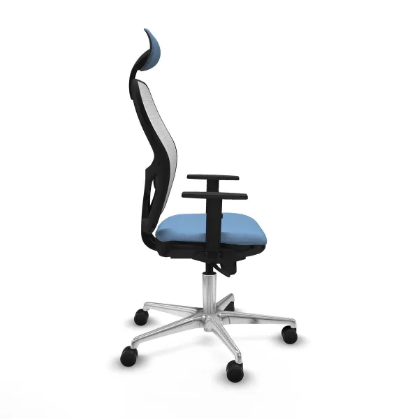 Office Chair with Headrest Jorquera Piqueras y Crespo 1D086N1 Sky blue