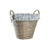 Basket DKD Home Decor 44 x 44 x 42 cm Polyester wicker