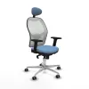 Office Chair with Headrest Piqueras y Crespo 2D086G1 Sky blue