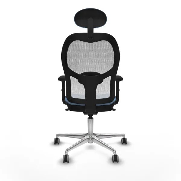 Office Chair with Headrest Piqueras y Crespo 2D086G1 Sky blue