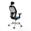Office Chair with Headrest Piqueras y Crespo 2D086G1 Sky blue