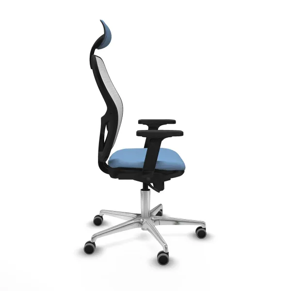 Office Chair with Headrest Piqueras y Crespo 2D086G1 Sky blue