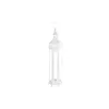 Lantern DKD Home Decor Crystal Metal White (20 x 17 x 55 cm)