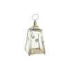 Lantern DKD Home Decor Crystal Golden Metal (18 x 18 x 36 cm)