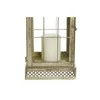 Lantern DKD Home Decor Crystal Golden Metal (18 x 13 x 43 cm)