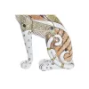 Decorative Figure DKD Home Decor White Orange Leopard Colonial 15 x 8 x 25 cm (12 Units)