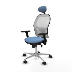 Office Chair with Headrest Piqueras y Crespo 3D086N1 Sky blue