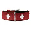 Dog collar Hunter Swiss Red/Black (35-39.5 cm)