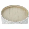 Console DKD Home Decor White Brown Golden Metal MDF Wood 45 x 45 x 39 cm