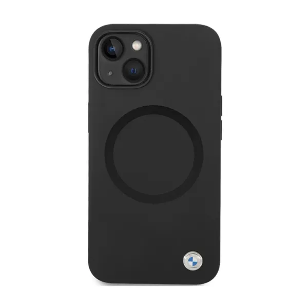 BMW Signature Liquid Silicone MagSafe - Case for iPhone 14 (black)