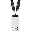 Karl Lagerfeld Universal Crossbody Strap Tether Patch Choupette Metal Logo - Universal Phone Strap / Lanyard (Black)