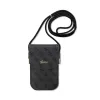 Guess 4G Metal Script Logo - Phone crossbody bag (black)