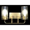 Wall Lamp DKD Home Decor Crystal Golden Metal 220 V 50 W (41 x 17 x 24 cm)