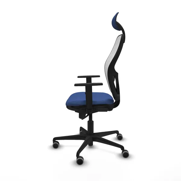 Office Chair with Headrest Jorquera Piqueras y Crespo 1D036G1 Navy Blue
